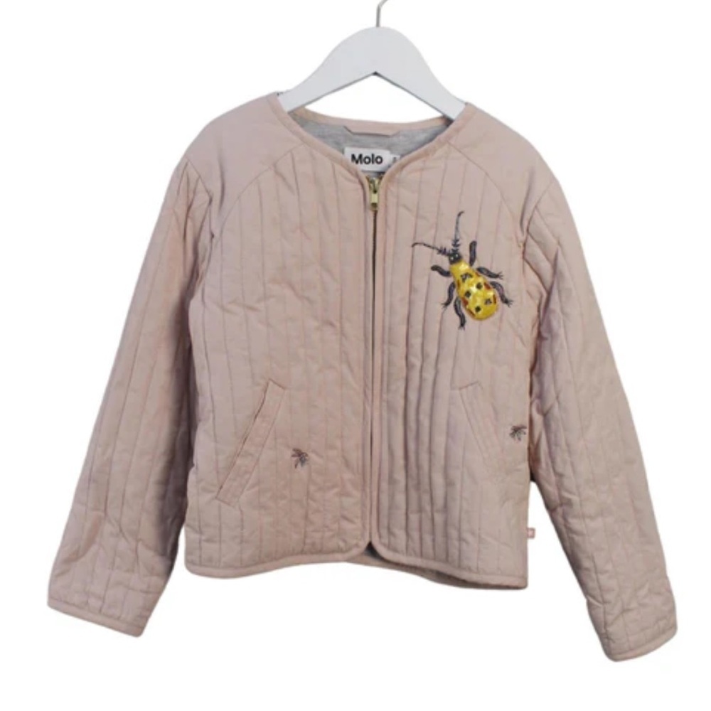 Molo girls bug Jacket Light Pink Size 116 (6)